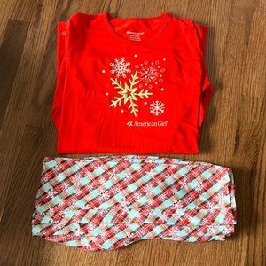 American Girl pj set Kid size XL(18/20)